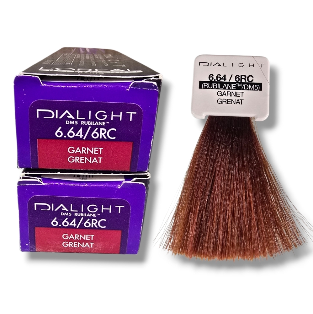 L'Oreal Professionnel DIALight 2 Tubes Ammonia-Free 6.64/6RC Garnet